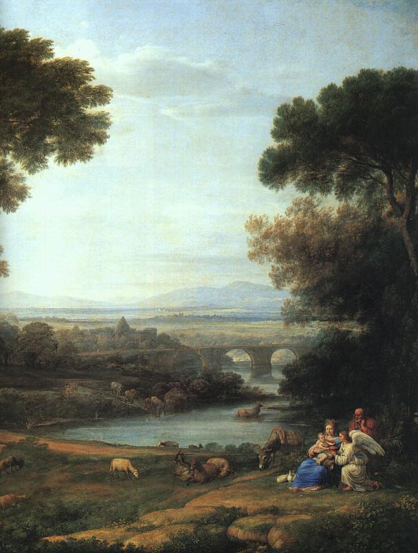 Claude Lorrain The Rest on the Flight into Egypt France oil painting art